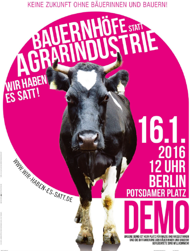 Poster der WHES!-Demo 2016